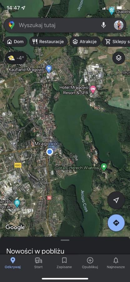 Apartament Czos Mrągowo Exteriör bild