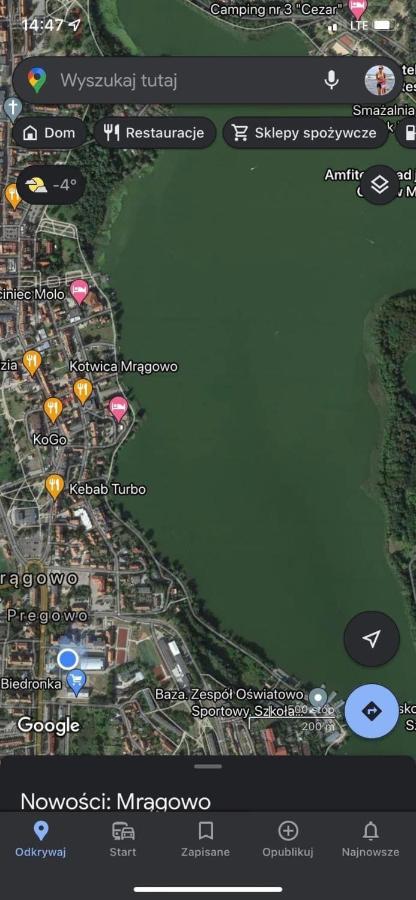 Apartament Czos Mrągowo Exteriör bild